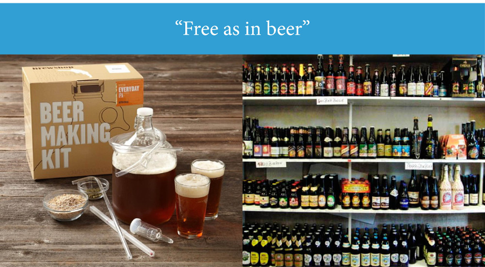 Opensource free as in beer